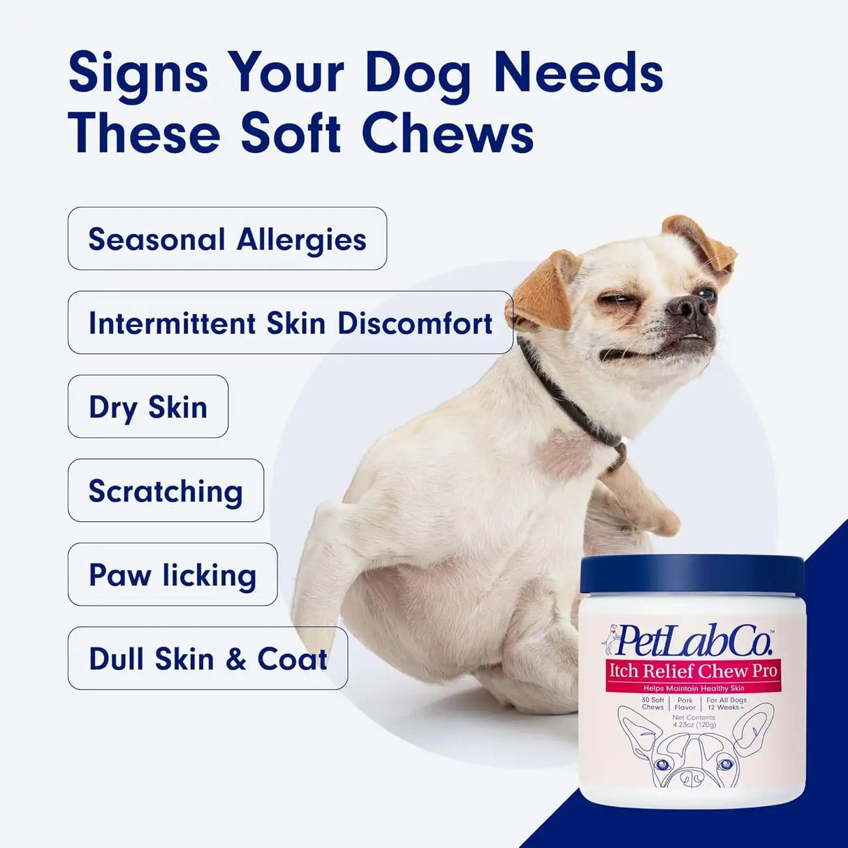 PETLAB CO. - PetLab Co. Itch Relief Chew Pro Pork 30 Masticables - The Red Vitamin MX - Remedios Para La Picazón De Perros - {{ shop.shopifyCountryName }}