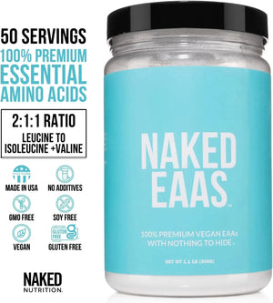 NAKED NUTRITION - Naked Eaas Amino Acids Powder 50 Servicios Unflavored 500Gr. - The Red Vitamin MX - Suplementos Alimenticios - {{ shop.shopifyCountryName }}