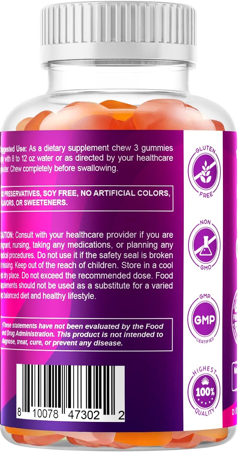 Vitamatic Prebiotic Fiber Gummies for Adults 60 Gomitas