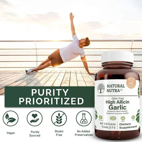 NATURAL NUTRA - Natural Nutra High Allicin Garlic 60 Tabletas - The Red Vitamin MX - Suplementos Alimenticios - {{ shop.shopifyCountryName }}