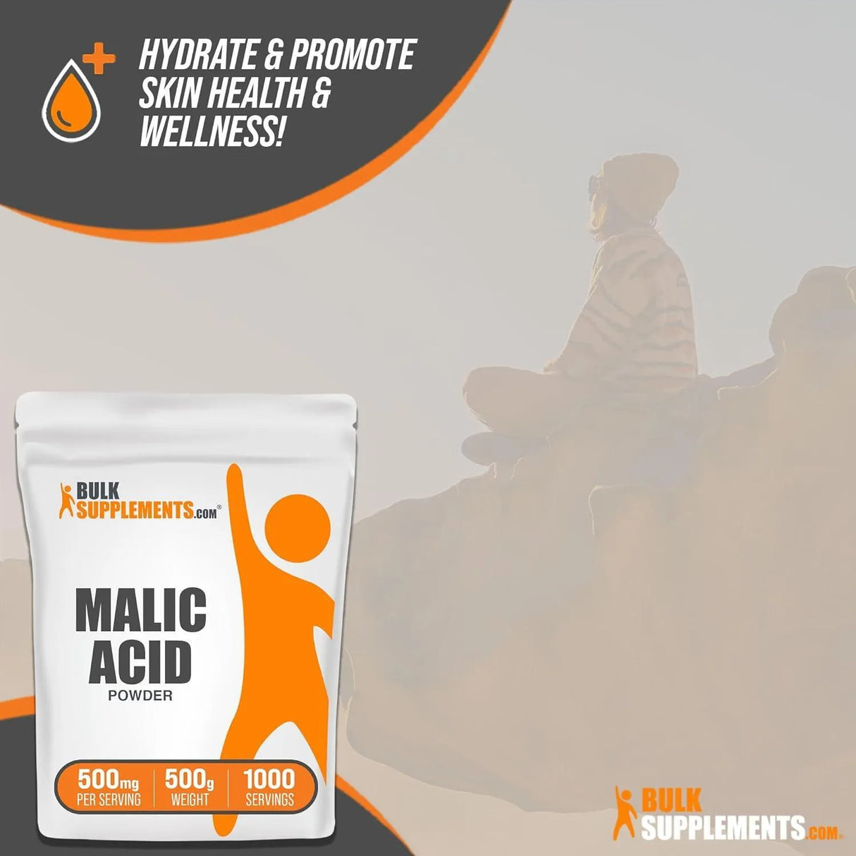 BULK SUPPLEMENTS - Bulk Supplements Malic Acid Powder 500Gr. - The Red Vitamin MX - Suplementos Alimenticios - {{ shop.shopifyCountryName }}