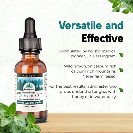 PURELY WILD - PURELY WILD Extra Power Oregano Oil from Mediterranean Sources 1 Fl.Oz. - The Red Vitamin MX - Suplementos Alimenticios - {{ shop.shopifyCountryName }}