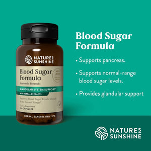 NATURES SUNSHINE - Nature's Sunshine Blood Sugar Formula 100 Capsulas - The Red Vitamin MX - Suplementos Alimenticios - {{ shop.shopifyCountryName }}