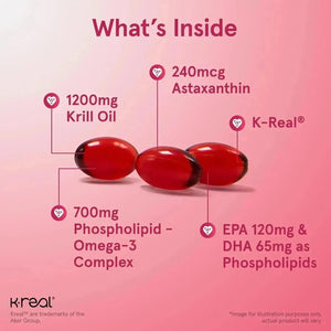 JARROW FORMULAS - Jarrow Formulas Krill Oil 120 Capsulas Blandas - The Red Vitamin MX - Suplementos Alimenticios - {{ shop.shopifyCountryName }}