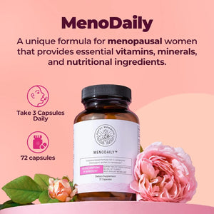 HAPPY MAMMOTH - Happy Mammoth Meno Daily Menopause Vitamins 72 Capsulas - The Red Vitamin MX - Suplementos Alimenticios - {{ shop.shopifyCountryName }}
