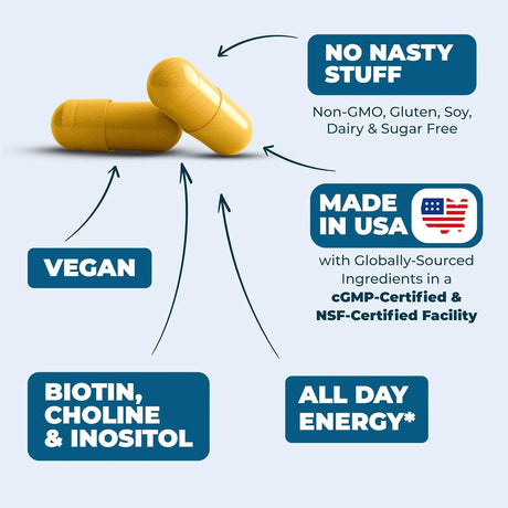 VIMERSON HEALTH - Vimerson Health Vitamin B Complex with Vitamin C 60 Capsulas - The Red Vitamin MX - Suplementos Alimenticios - {{ shop.shopifyCountryName }}