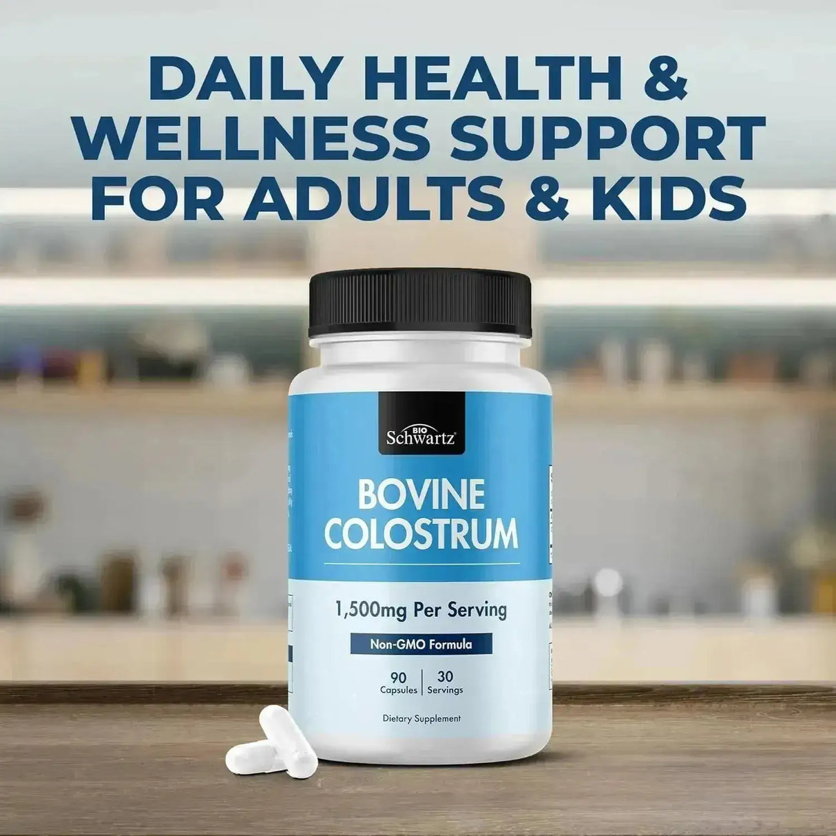 BIO SCHWARTZ - BioSchwartz Colostrum 1500Mg. 90 Capsulas - The Red Vitamin MX - Suplementos Alimenticios - {{ shop.shopifyCountryName }}