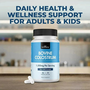 BIO SCHWARTZ - BioSchwartz Colostrum 1500Mg. 90 Capsulas - The Red Vitamin MX - Suplementos Alimenticios - {{ shop.shopifyCountryName }}