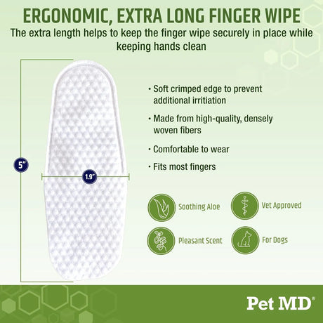 PET MD - Pet MD Ear Finger Wipes for Dogs 50 Toallitas - The Red Vitamin MX - Cuidado Del Oído De Perros - {{ shop.shopifyCountryName }}