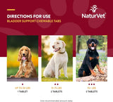 NATURVET - NaturVet Bladder Support for Dogs 60 Tabletas Masticables - The Red Vitamin MX - Salud De Tracto Urinario Para Perros - {{ shop.shopifyCountryName }}