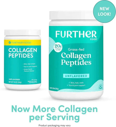 FURTHER FOOD - Further Food Unflavored Collagen Peptides Powder 280Gr. - The Red Vitamin MX - Suplementos Alimenticios - {{ shop.shopifyCountryName }}