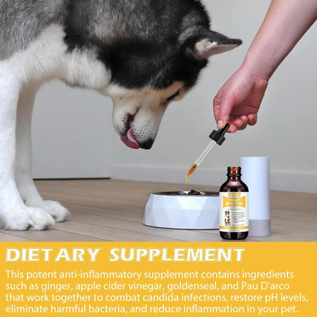 XSVSEIE - Xsvseie Yeast Infection Treatment for Dogs 2 Fl.Oz. - The Red Vitamin MX - Cuidado Del Oído De Perros - {{ shop.shopifyCountryName }}