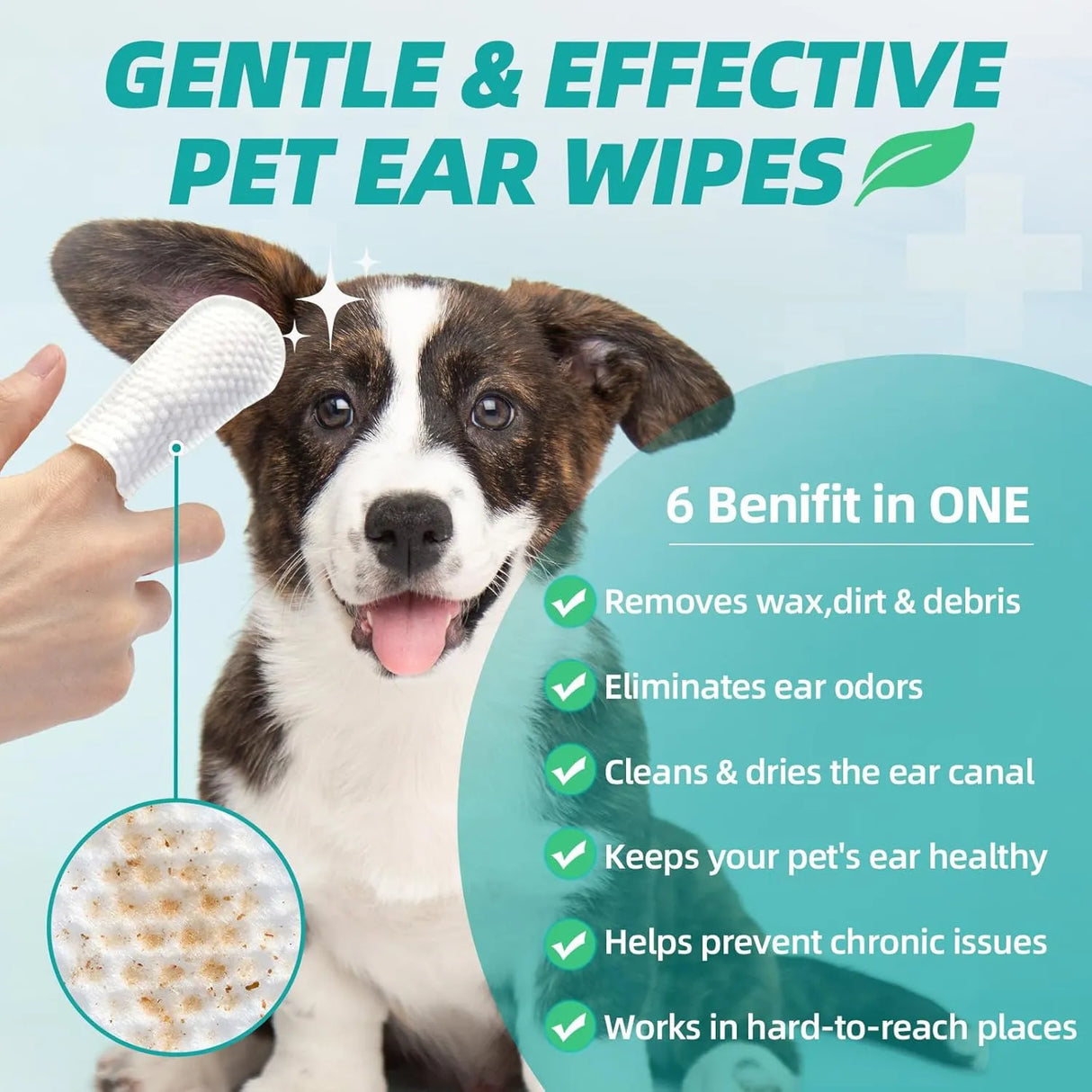 ANTONDOLL - ANTONDOLL Ear Finger Wipes for Dogs & Cats 50 Toallitas - The Red Vitamin MX - Cuidado Del Oído De Perros - {{ shop.shopifyCountryName }}