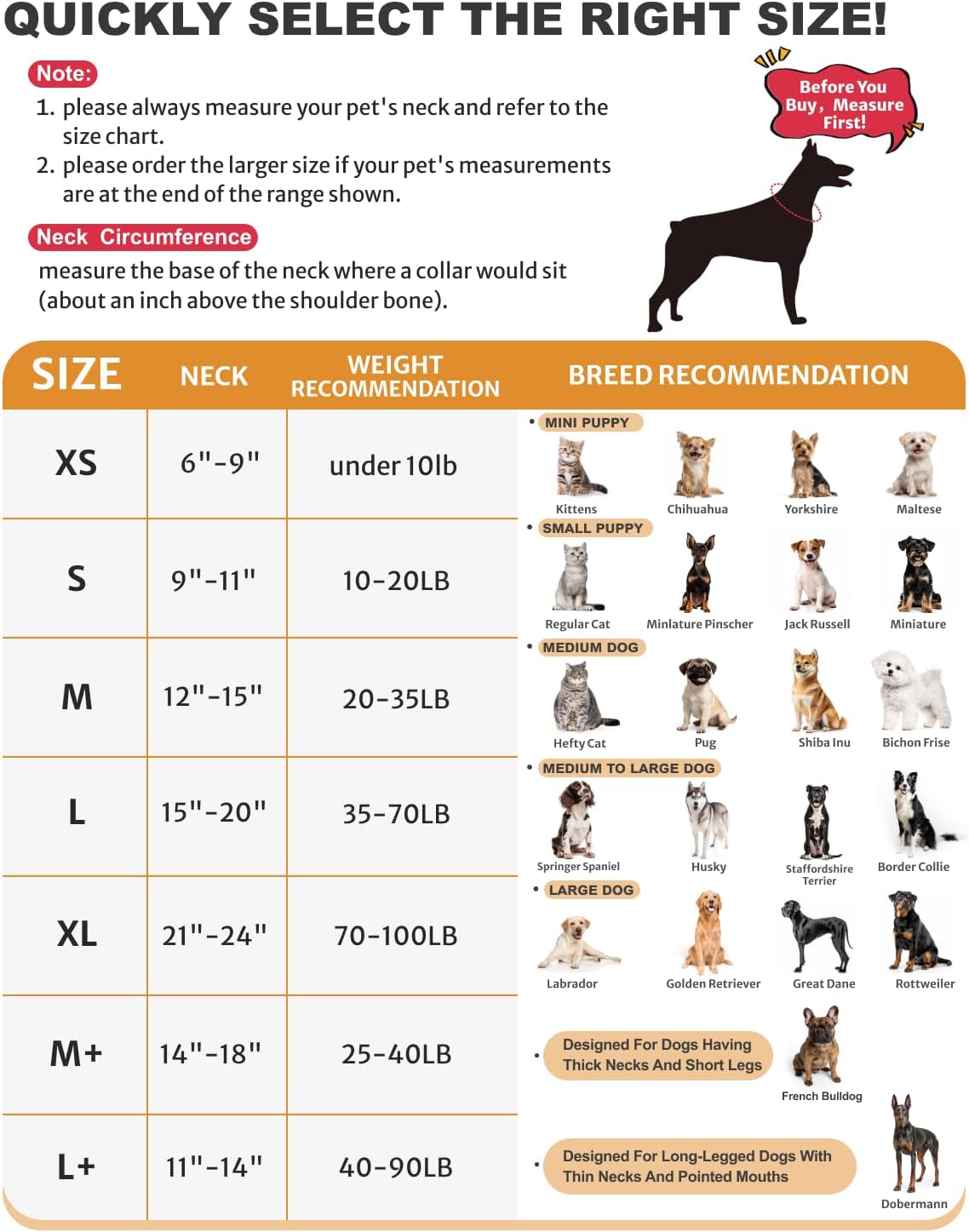 MIDOG Inflatable Dog Cone Collar Watermelon MEDIUM PLUS Neck 14"-18"