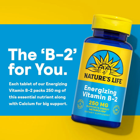 NATURE'S LIFE - Natures Life Vitamin B-2 250Mg. 50 Tabletas - The Red Vitamin MX - Suplementos Alimenticios - {{ shop.shopifyCountryName }}