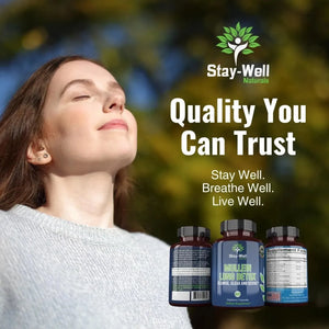 STAY WELL NATURALS - Stay-Well Naturals Mullein Lung Detox 60 Capsulas - The Red Vitamin MX - Suplementos Alimenticios - {{ shop.shopifyCountryName }}