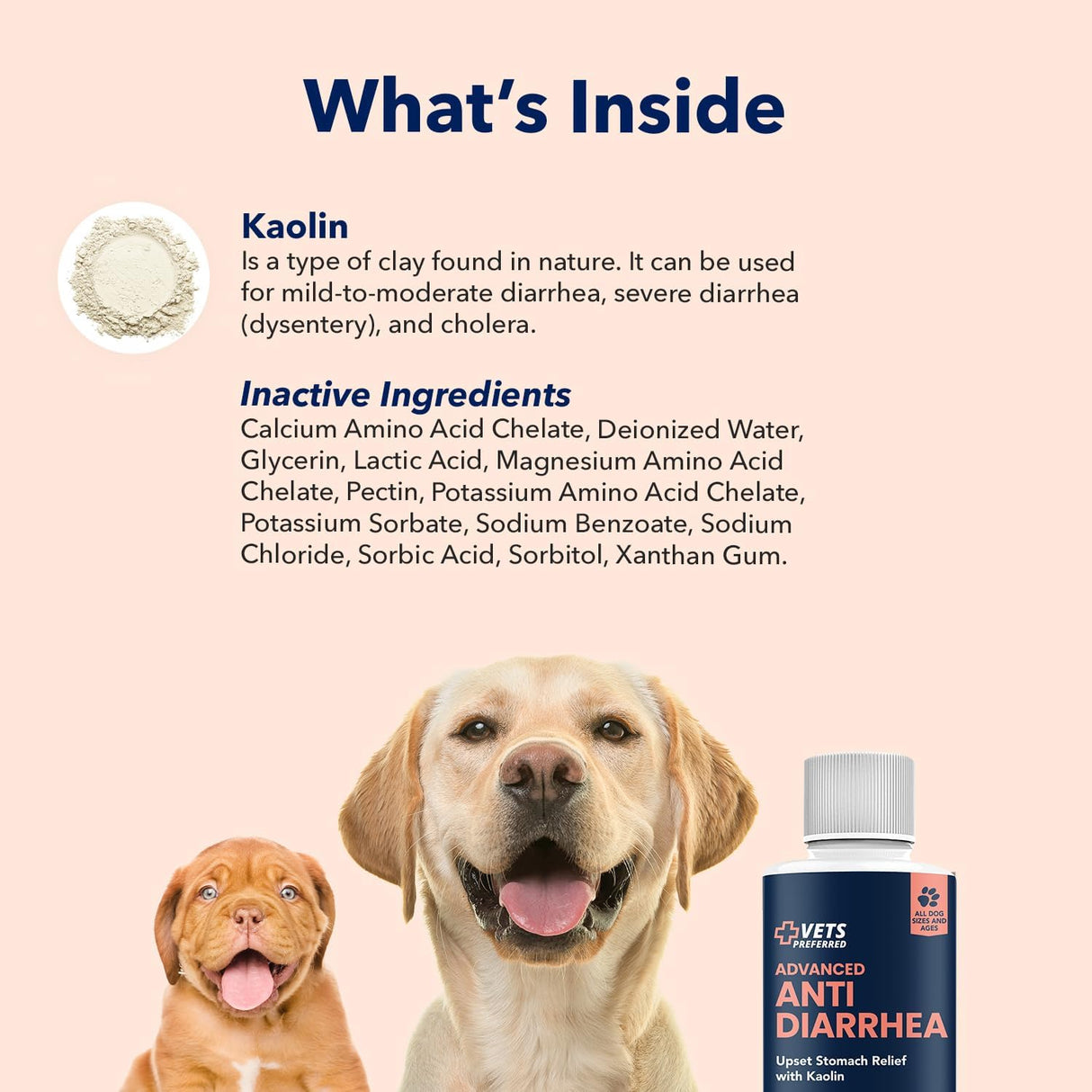 Vets Preferred Anti Diarrhea Liquid for Dogs 237Ml.
