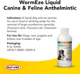 Durvet WormEze Liquid Canine & Feline Antihelmintic 8 Fl.Oz.