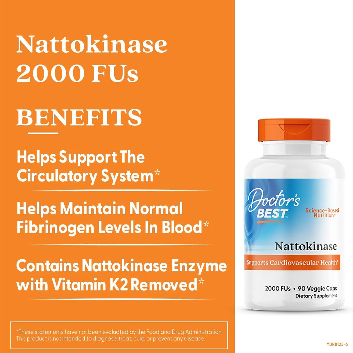 DOCTOR'S BEST - Doctors Best Nattokinase 2000 FUs 90 Capsulas - The Red Vitamin MX - Suplementos Alimenticios - {{ shop.shopifyCountryName }}