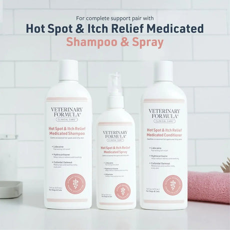 VETERINARY FORMULA - Veterinary Formula Clinical Care Hot Spot & Itch Relief Cat & Dog Medicated Conditioner 16 Fl.Oz. - The Red Vitamin MX - Remedios Para La Picazón De Perros - {{ shop.shopifyCountryName }}