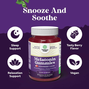 NATURES CRAFT - Natures Craft Melatonin 5Mg. 60 Gomitas - The Red Vitamin MX - Suplementos Alimenticios - {{ shop.shopifyCountryName }}