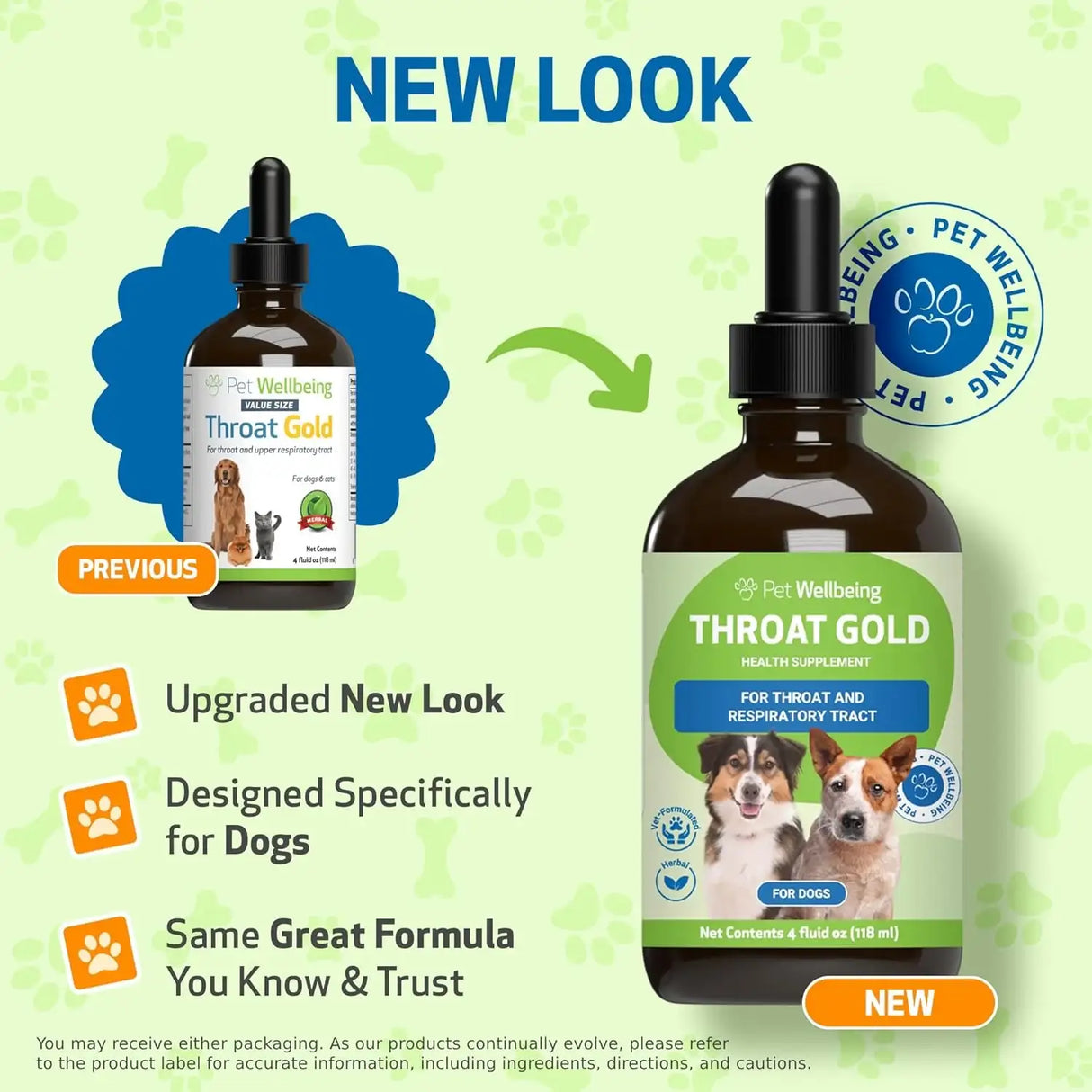 PET WELLBEING - Pet Wellbeing Throat Gold for Dogs 4 Fl.Oz. - The Red Vitamin MX - Medicamentos Sin Receta Para Perros - {{ shop.shopifyCountryName }}