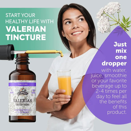FLORIDA HERBS - FLORIDA HERBS Valerian Tincture 2 Fl.Oz. - The Red Vitamin MX - Suplementos Alimenticios - {{ shop.shopifyCountryName }}