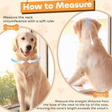 RUNEAP Soft Elizabethan Dog Cone Collar M