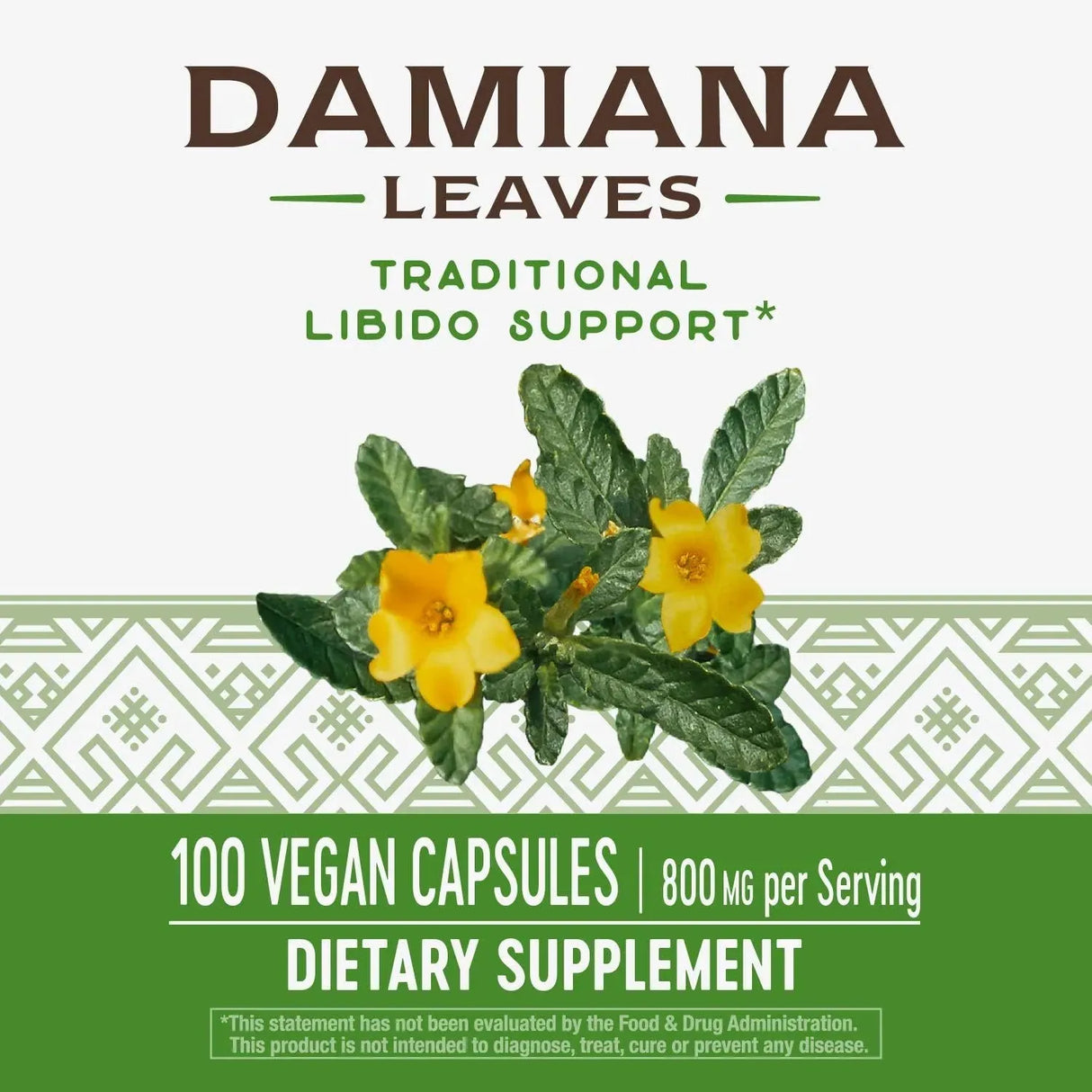 NATURE'S WAY - Nature's Way Damiana Leaves 800Mg. 100 Capsulas - The Red Vitamin MX - Suplementos Alimenticios - {{ shop.shopifyCountryName }}