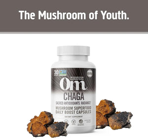 OM - Om Mushroom Superfood Chaga Mushroom 90 Capsulas - The Red Vitamin MX - Suplementos Alimenticios - {{ shop.shopifyCountryName }}