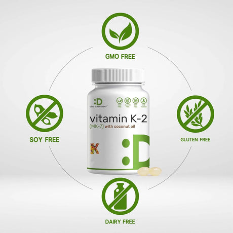 DEAL SUPPLEMENT - Deal Supplement Vitamin K2 MK-7 240 Capsulas Blandas - The Red Vitamin MX - Suplementos Alimenticios - {{ shop.shopifyCountryName }}