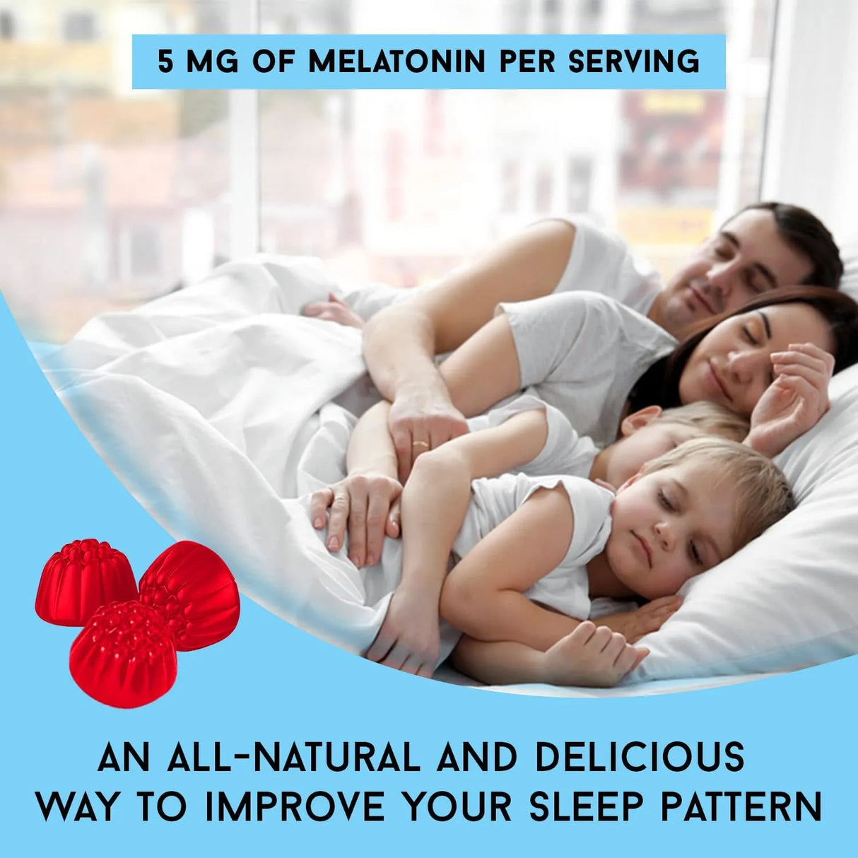 DIPPIN' DOTS - Dippin' Dots Melatonin Sleep Support Gummies 120 Gomitas - The Red Vitamin MX - Suplementos Alimenticios - {{ shop.shopifyCountryName }}