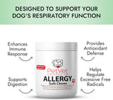 Pet Vet Allergy Relief Chews for Dogs Beef Liver 60 Masticables