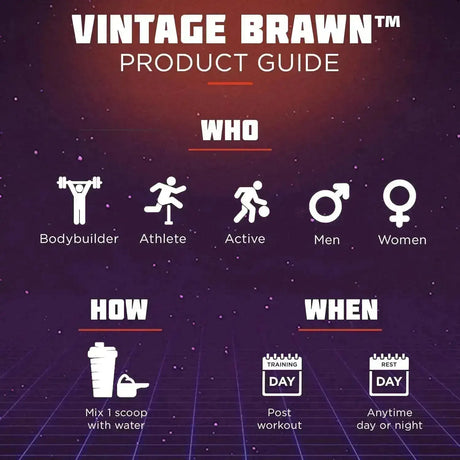 OLD SCHOOL - Old School Labs Vintage Brawn Muscle-Building Protein Powder Vanilla Milkshake 952Gr. - The Red Vitamin MX - Suplementos Alimenticios - {{ shop.shopifyCountryName }}