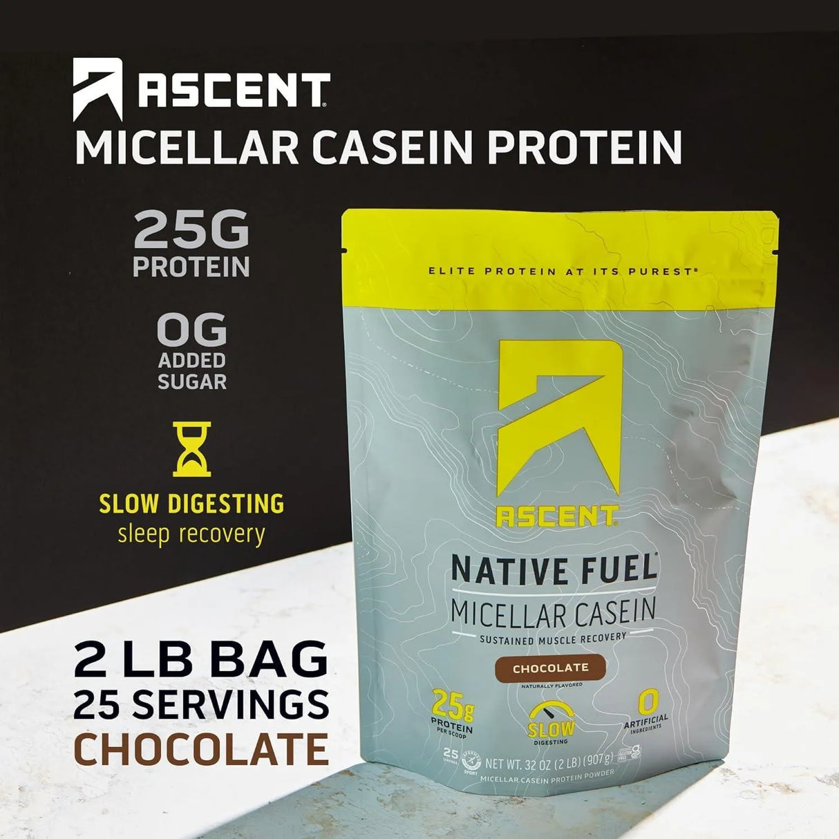 ASCENT - Ascent Casein Protein Powder Chocolate 907Gr. - The Red Vitamin MX - Suplementos Alimenticios - {{ shop.shopifyCountryName }}