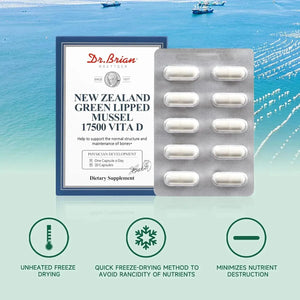 DR.BRIAN ROETTGER - DR.BRIAN ROETTGER New Zealand Green Lipped Mussel 30 Capsulas - The Red Vitamin MX - Suplementos Alimenticios - {{ shop.shopifyCountryName }}