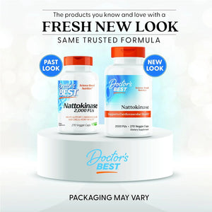 DOCTOR'S BEST - Doctors Best Nattokinase 2000 FUs 270 Capsulas - The Red Vitamin MX - Suplementos Alimenticios - {{ shop.shopifyCountryName }}