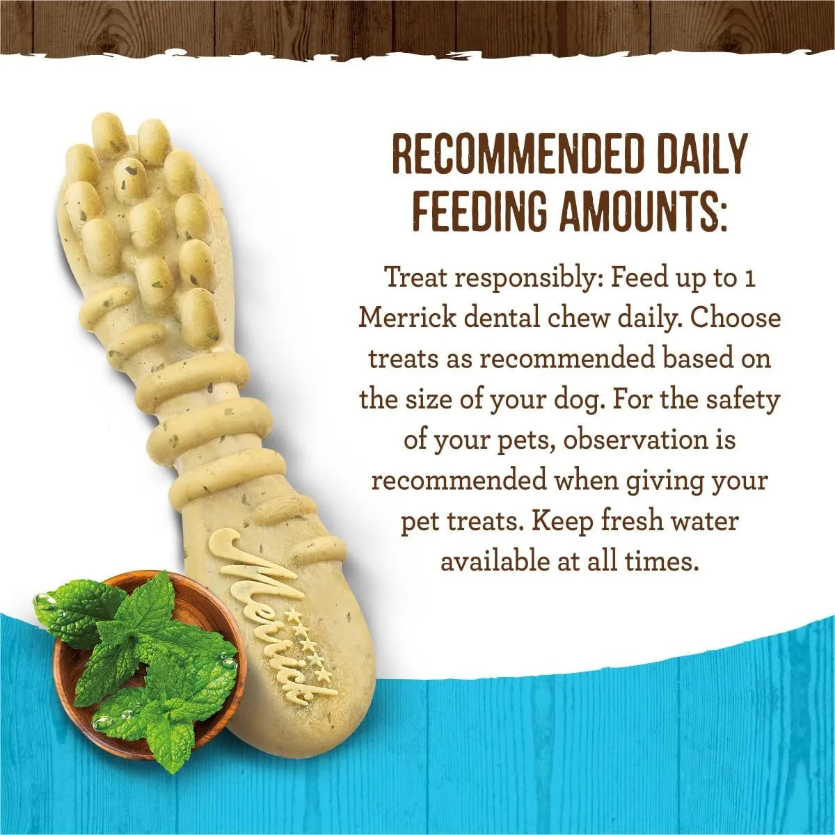 MERRICK - Merrick Fresh Kisses Natural Dental Chews Toothbrush Shape Medium Dogs 10 Piezas - The Red Vitamin MX - Cuidado Dental Para Perros - {{ shop.shopifyCountryName }}