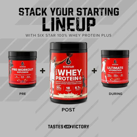 SIX STAR - Six Star Whey Protein Plus Vanilla Cream 821Gr. - The Red Vitamin MX - Suplementos Alimenticios - {{ shop.shopifyCountryName }}