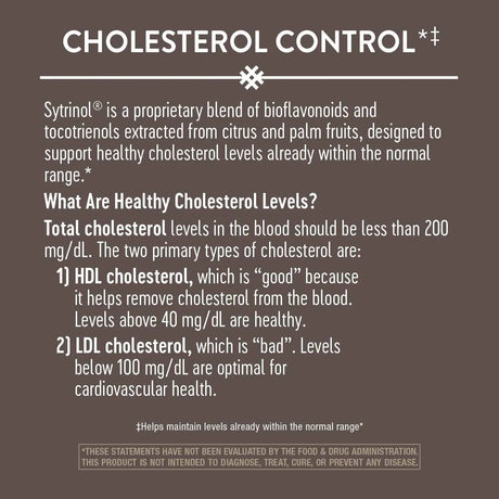 NATURE'S WAY - Nature's Way Sytrinol Cholesterol Control 60 Capsulas Blandas - The Red Vitamin MX - Suplementos Alimenticios - {{ shop.shopifyCountryName }}