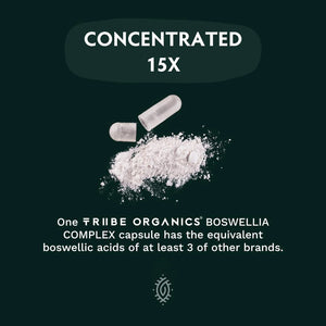 TRIBE ORGANICS - TRIBE ORGANICS Boswellia Serrata Complex 120 Capsulas - The Red Vitamin MX - Suplementos Alimenticios - {{ shop.shopifyCountryName }}