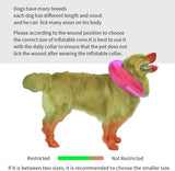 MCHY Adjustable Recovery Collar for Dogs XLARGE PINK