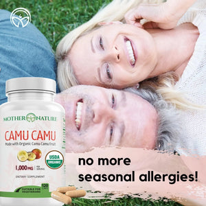 MOTHER NATURE - Mother Nature Camu Camu 1000Mg. 120 Capsulas - The Red Vitamin MX - Suplementos Alimenticios - {{ shop.shopifyCountryName }}