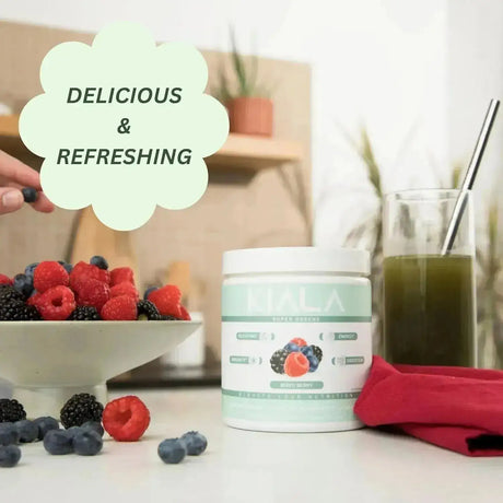 KIALA NUTRITION - Kiala Nutrition Super Greens Support Gut Health Mixed Berry 228Gr. - The Red Vitamin MX - Suplementos Alimenticios - {{ shop.shopifyCountryName }}
