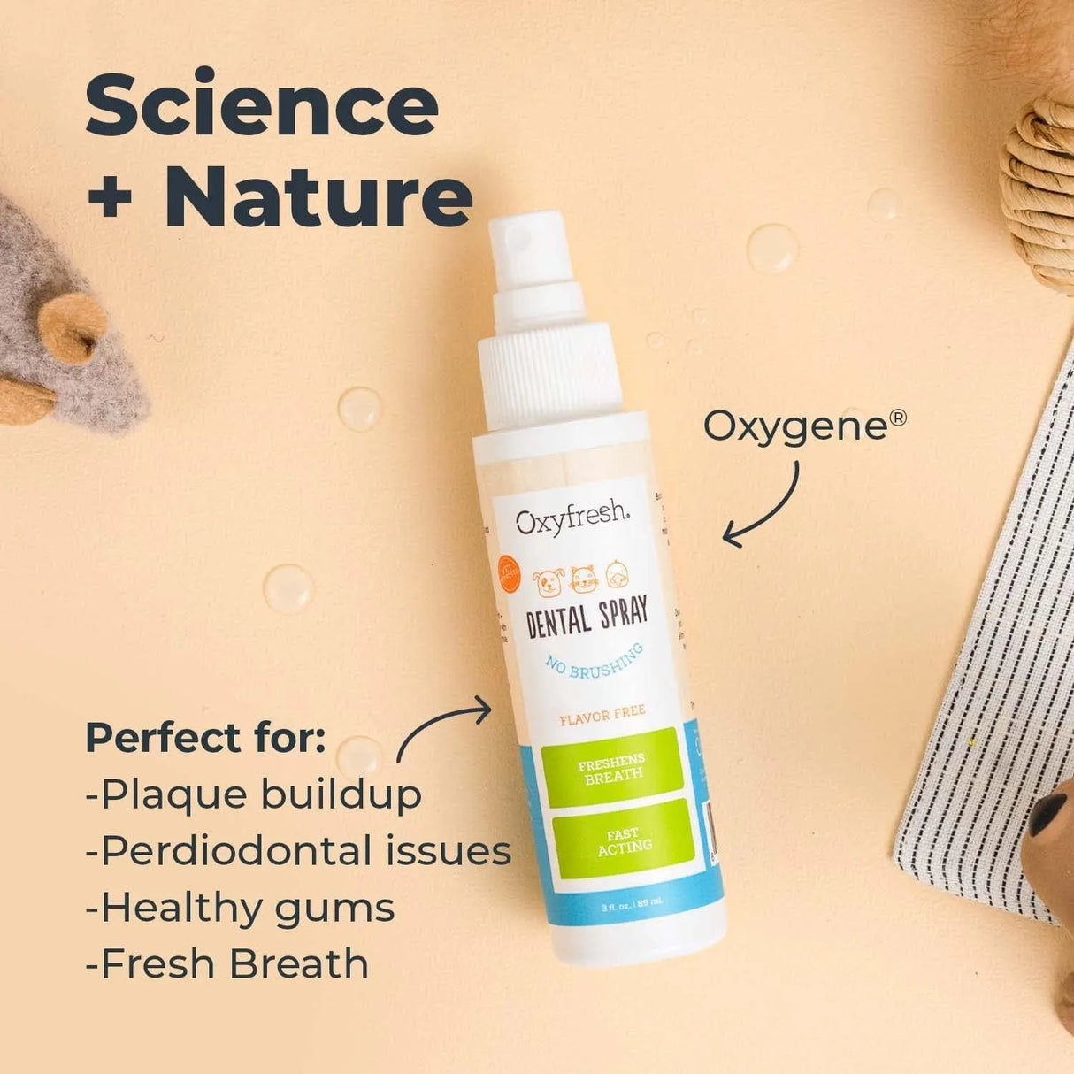 OXYFRESH - Oxyfresh Advanced Pet Dental Spray 237Ml. - The Red Vitamin MX - Cuidado Dental Para Perros - {{ shop.shopifyCountryName }}