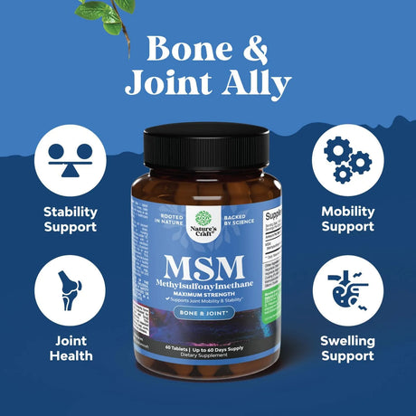 NATURES CRAFT - Natures Craft MSM 60 Tabletas - The Red Vitamin MX - Suplementos Alimenticios - {{ shop.shopifyCountryName }}