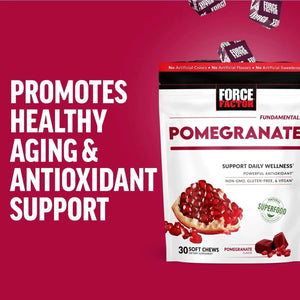 FORCE FACTOR - Force Factor Pomegranate Soft Chews 30 Masticables - The Red Vitamin MX - Suplementos Alimenticios - {{ shop.shopifyCountryName }}