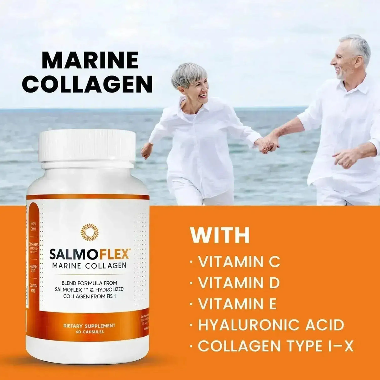 SALMOFLEX - Salmoflex Marine Collagen Peptides 60 Capsulas - The Red Vitamin MX - Suplementos Alimenticios - {{ shop.shopifyCountryName }}