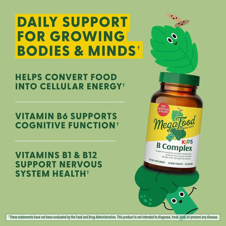 MEGAFOOD - MegaFood Kids B Complex 30 Mini Tabletas - The Red Vitamin MX - Suplementos Alimenticios - {{ shop.shopifyCountryName }}