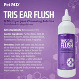 PET MD - Pet MD Veterinary Tris Flush Cat & Dog Ear Cleaner 12 Fl.Oz. - The Red Vitamin MX - Cuidado Del Oído De Perros - {{ shop.shopifyCountryName }}